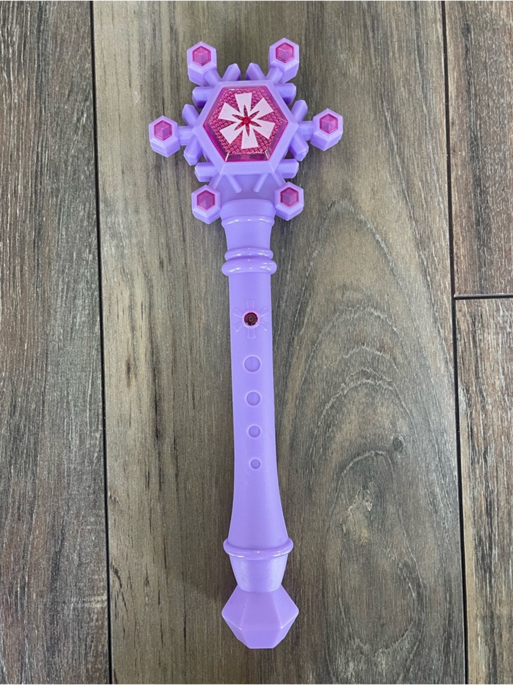 light-up & sound purple snowflake princess magic wand for girls imaginative play